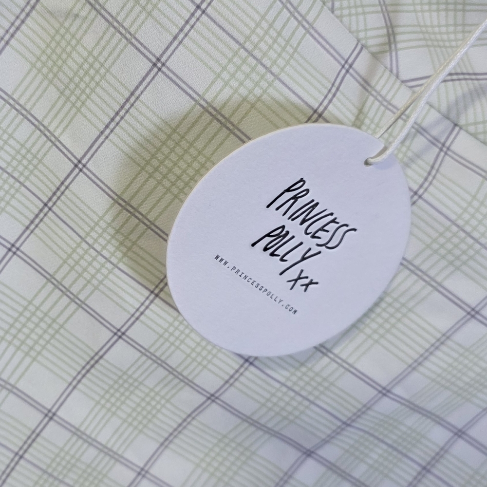 Princess Polly Ginnie Plaid Mini Skirt Y2K Clueless Preppy Sz 8 New - Picture 2 of 7